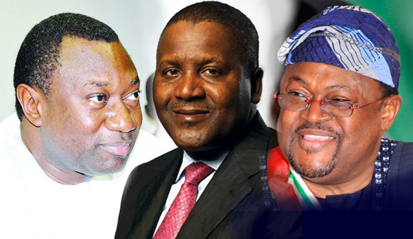 Dangote, Adenuga, Abdulsamad, Otedola