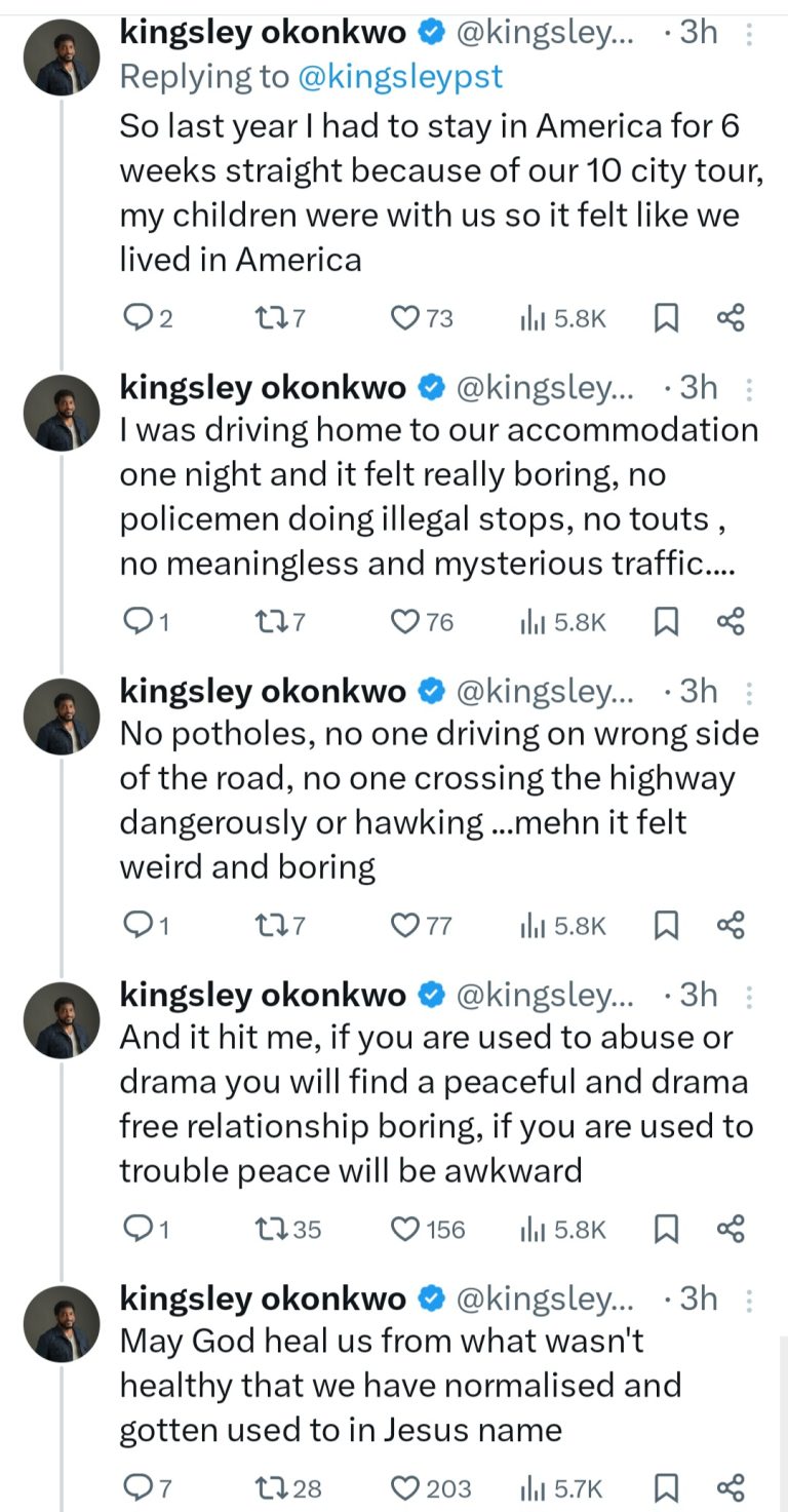 Why some ladies find peaceful relationships boring ? Kingsley Okonkwo