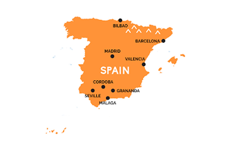 Map of spain