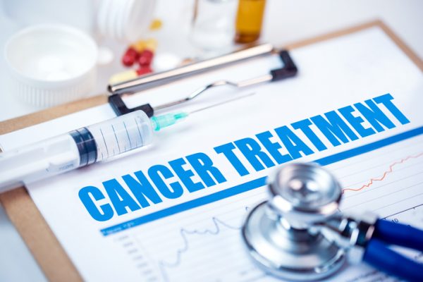 medical analysis concept: cancer treatment