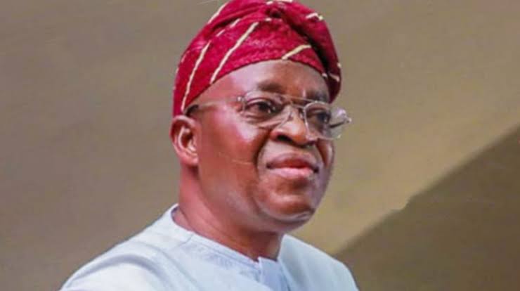 Minister of Marine and Blue Economy, Gboyega Oyetola.